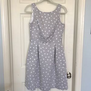 White House Black Market Polkadot dress